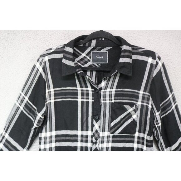 Rails Button Down Long Sleeve Plaid Top-Size Small - Picture 3 of 11